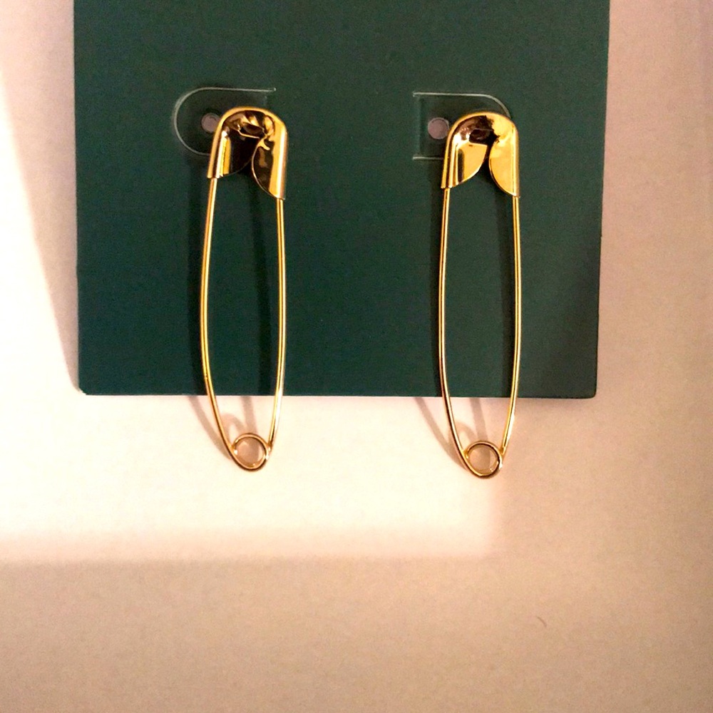 Safety Pin Style Earrings